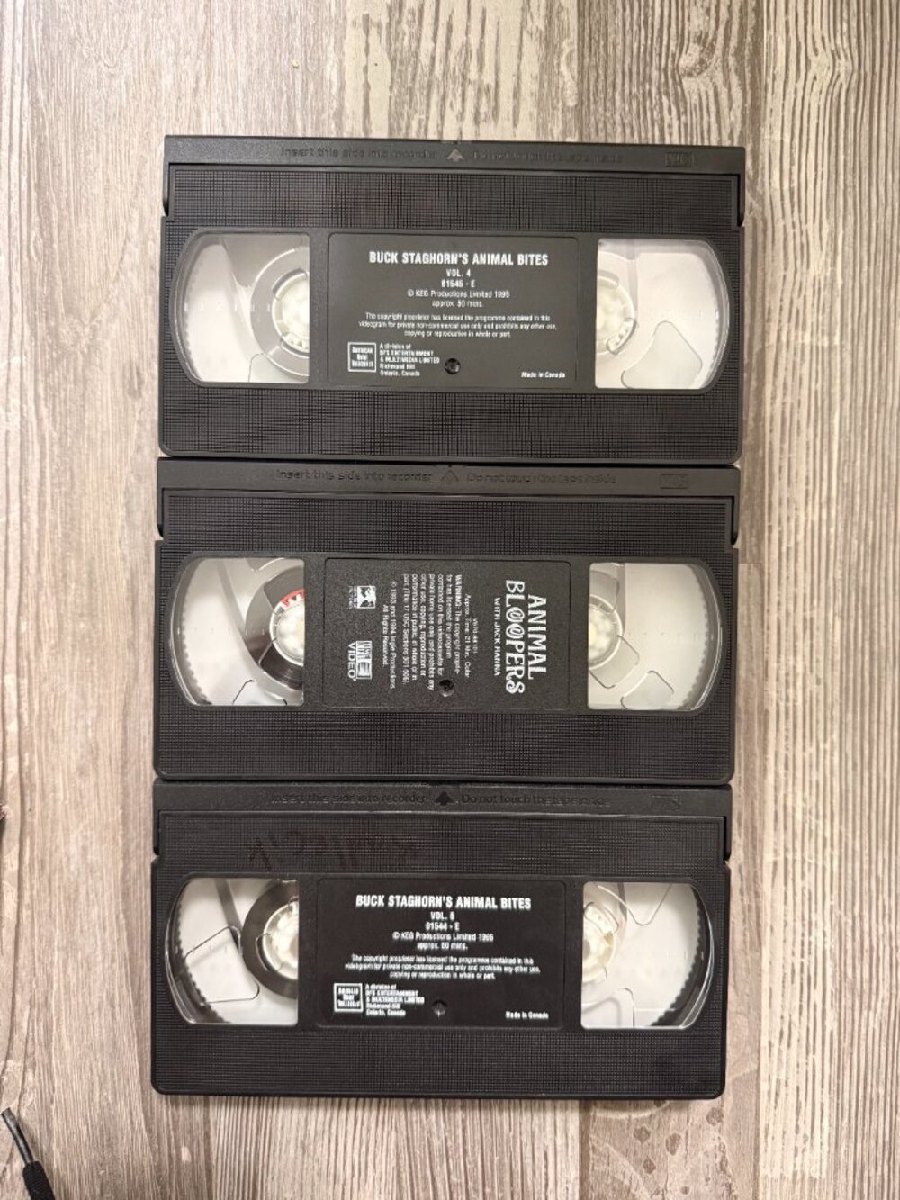 Vintage Animal VHS Lot | Animal Bites & Animal Bloopers | Wildlife Comedy - Picture 4 of 4